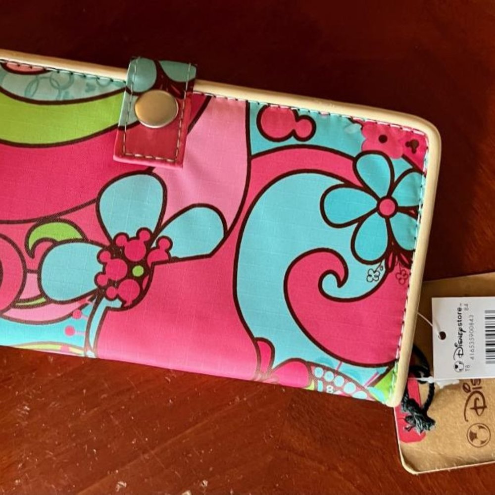 VTG Disney Store Magic Never Goes Out Of Style Hidden Mickey Wallet NWT